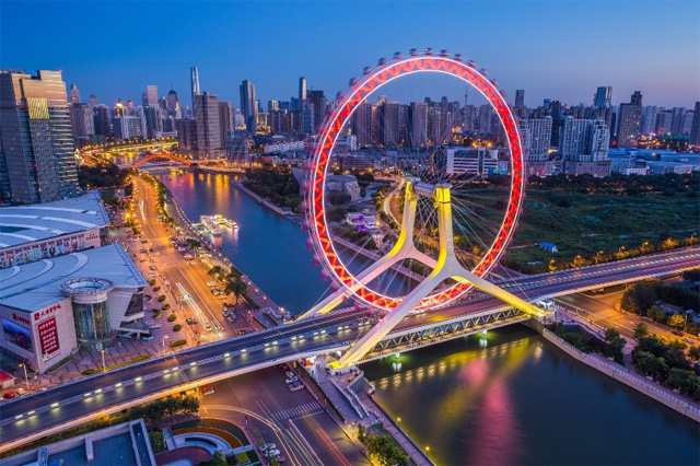 Ruota panoramica dell'occhio di Tianjin